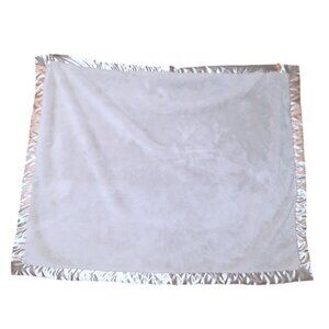 2021 Cloud Island Target Fluffy Soft Gray Silver Lovey Security Blanket 39"X30"